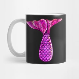 Mermaid tail - pink, shiny and magical Mug